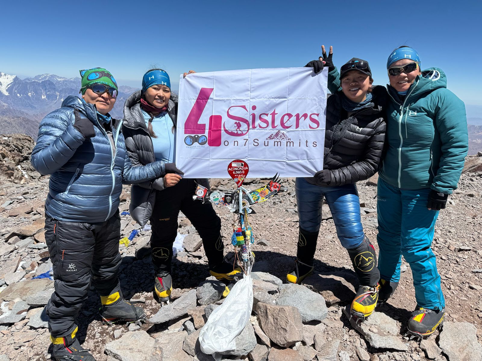 Historic feat: Sherpa sisters complete five of Seven Summits, aim for full completion
